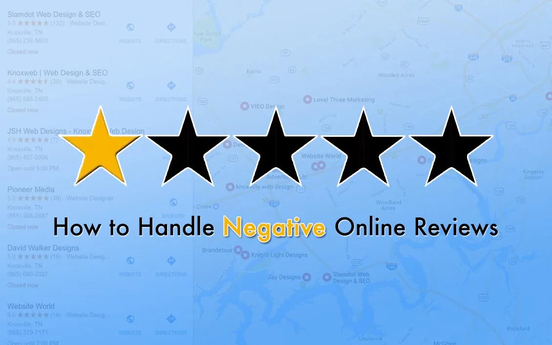 How to handle negative reviews