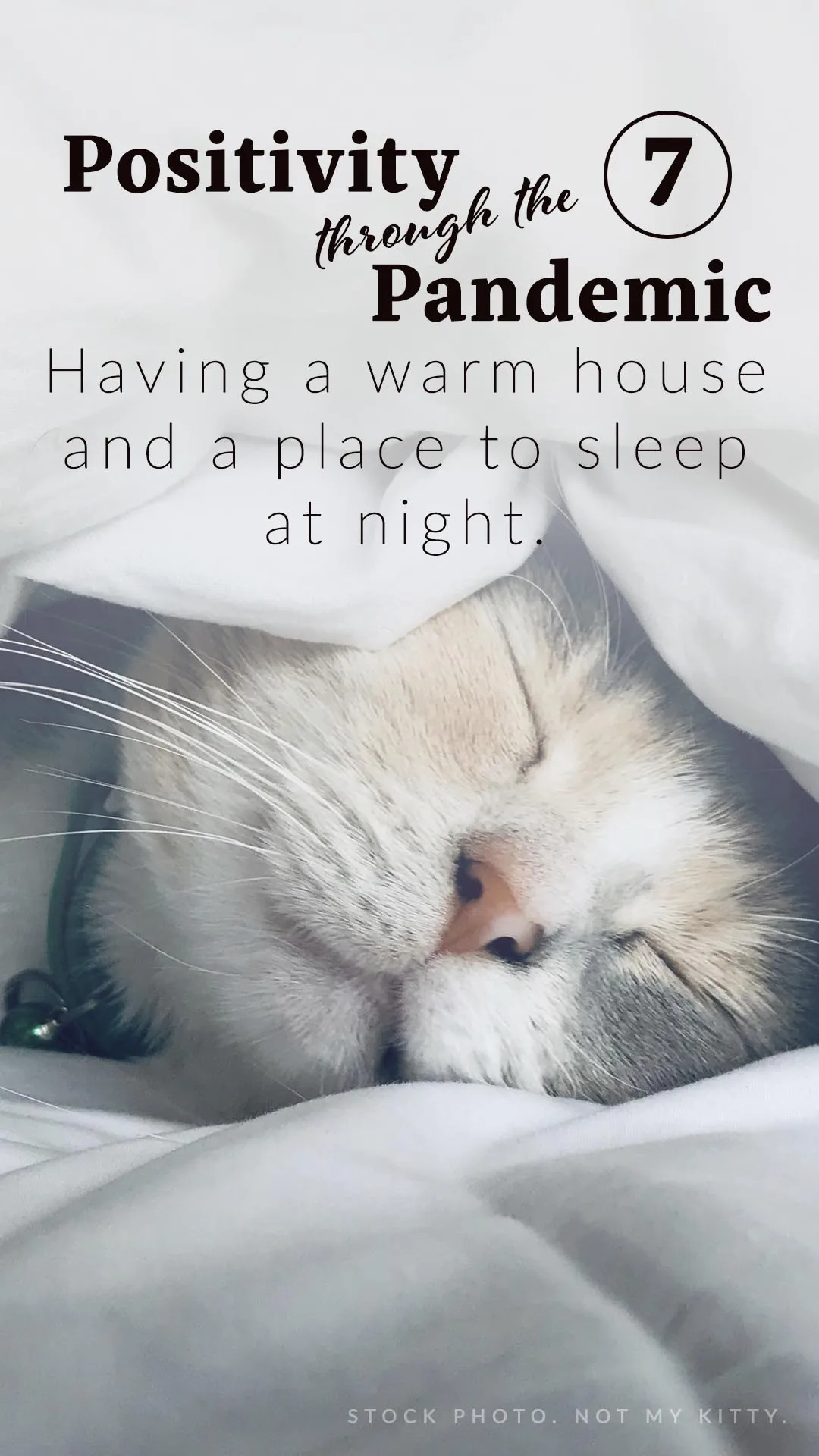 Positivity through the Pandemic #7: Having a warm house and a place to sleep at night
