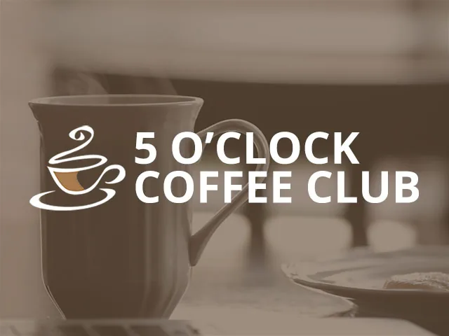 5 O’Clock Coffee Club website design by Pioneer Media