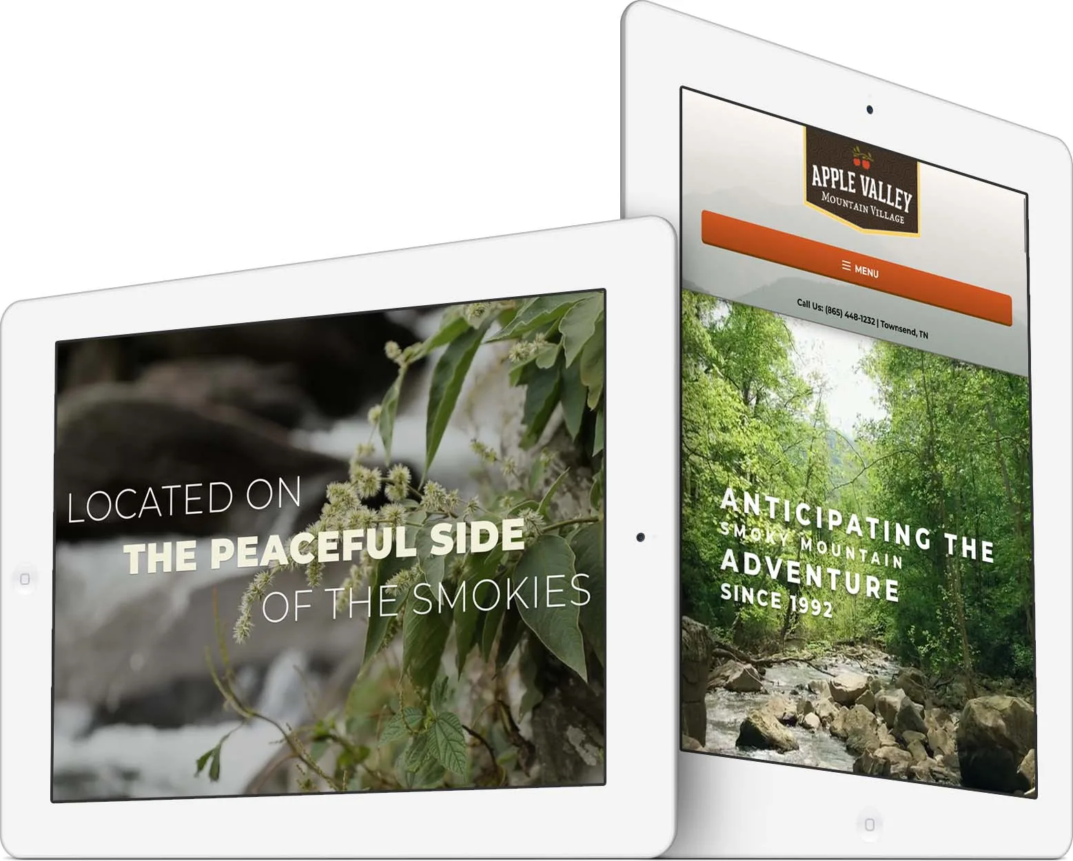 Apple Valley Mountain Village responsive website design
