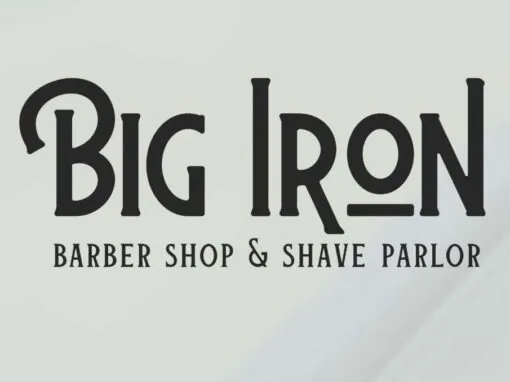 Big Iron Barber Shop & Shave Parlor website by Pioneer Media