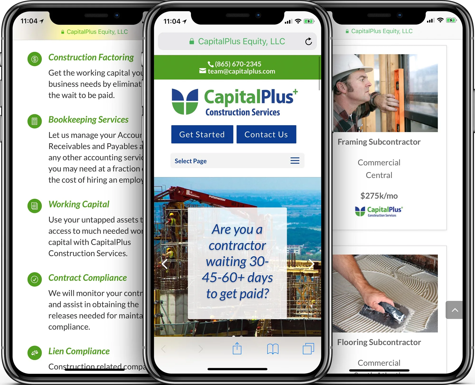 CapitalPlus mobile-friendly website design