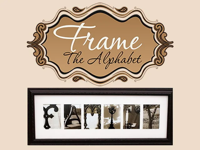 Frame The Alphabet website by Pioneer Media