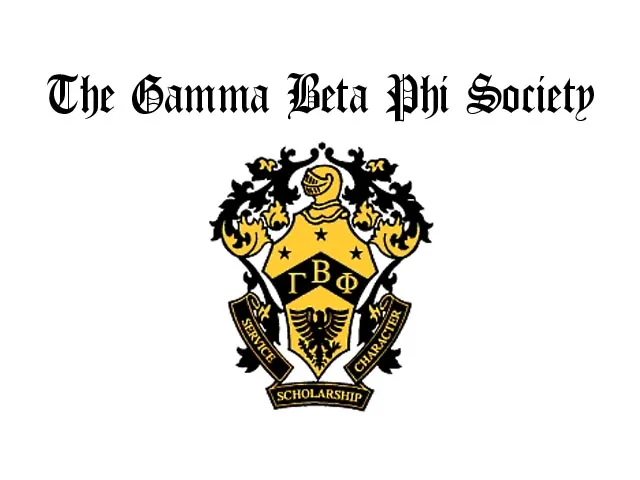 Gamma Beta Phi Honor Society website design by Pioneer Media