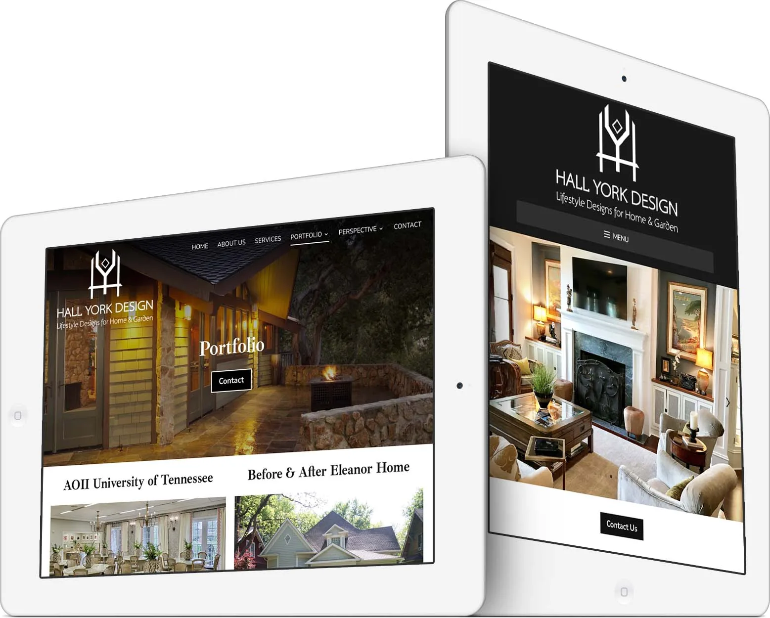Hall York Design responsive website design across devices