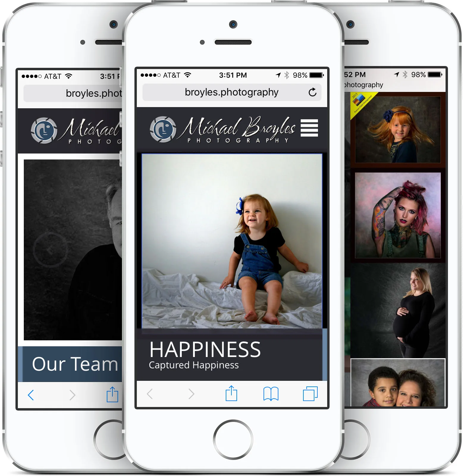 Michael Broyles Photography mobile-friendly website design