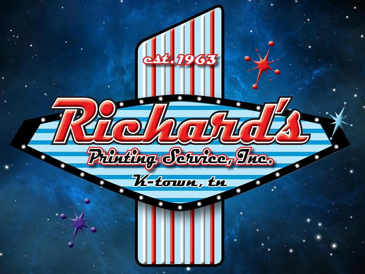 Richard’s Printing Services, Inc. website design by Pioneer Media