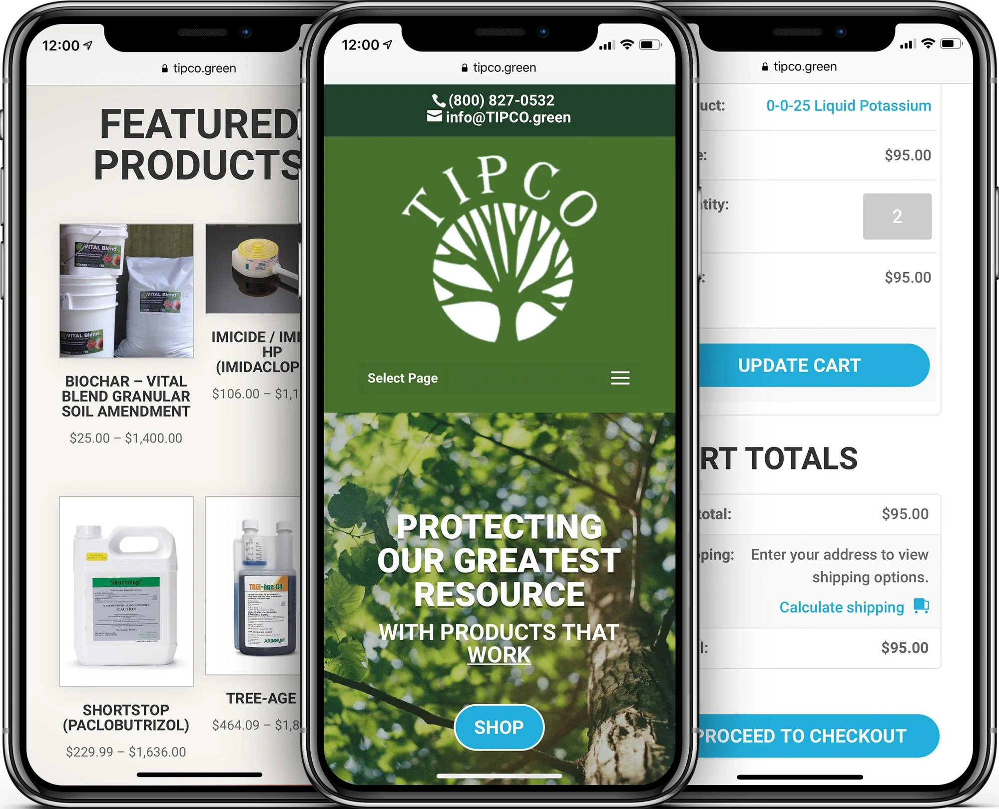 TIPCO mobile-friendly website design