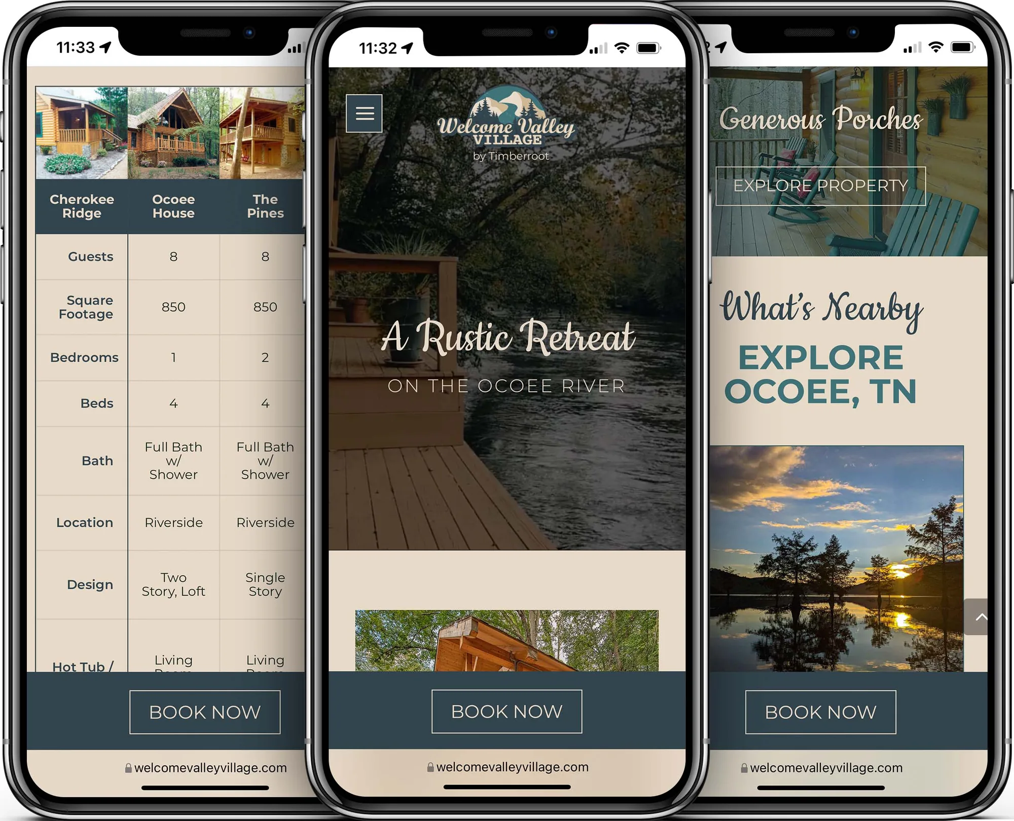 Welcome Valley Village mobile-friendly website design