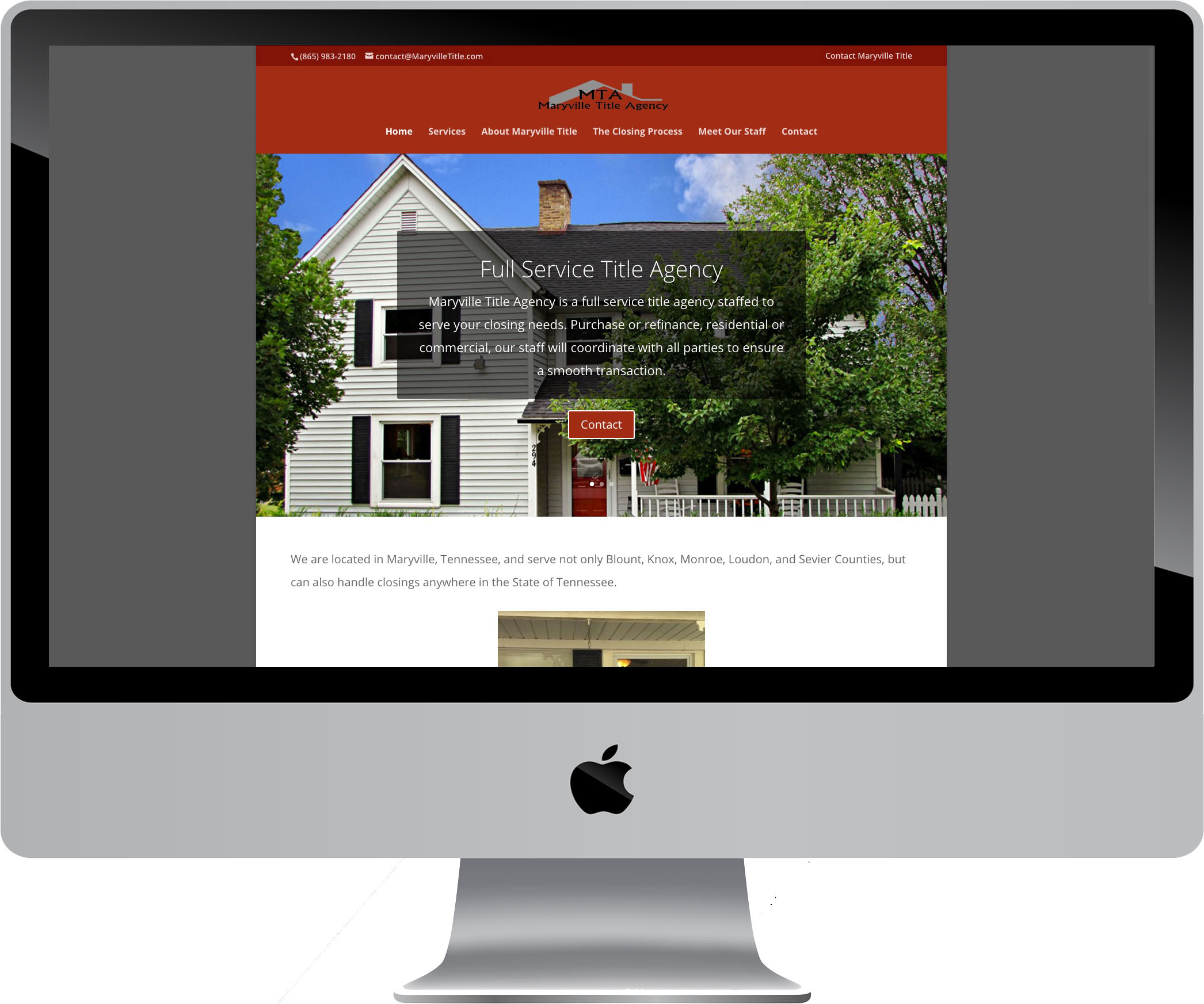 Maryville Title Agency Website Design