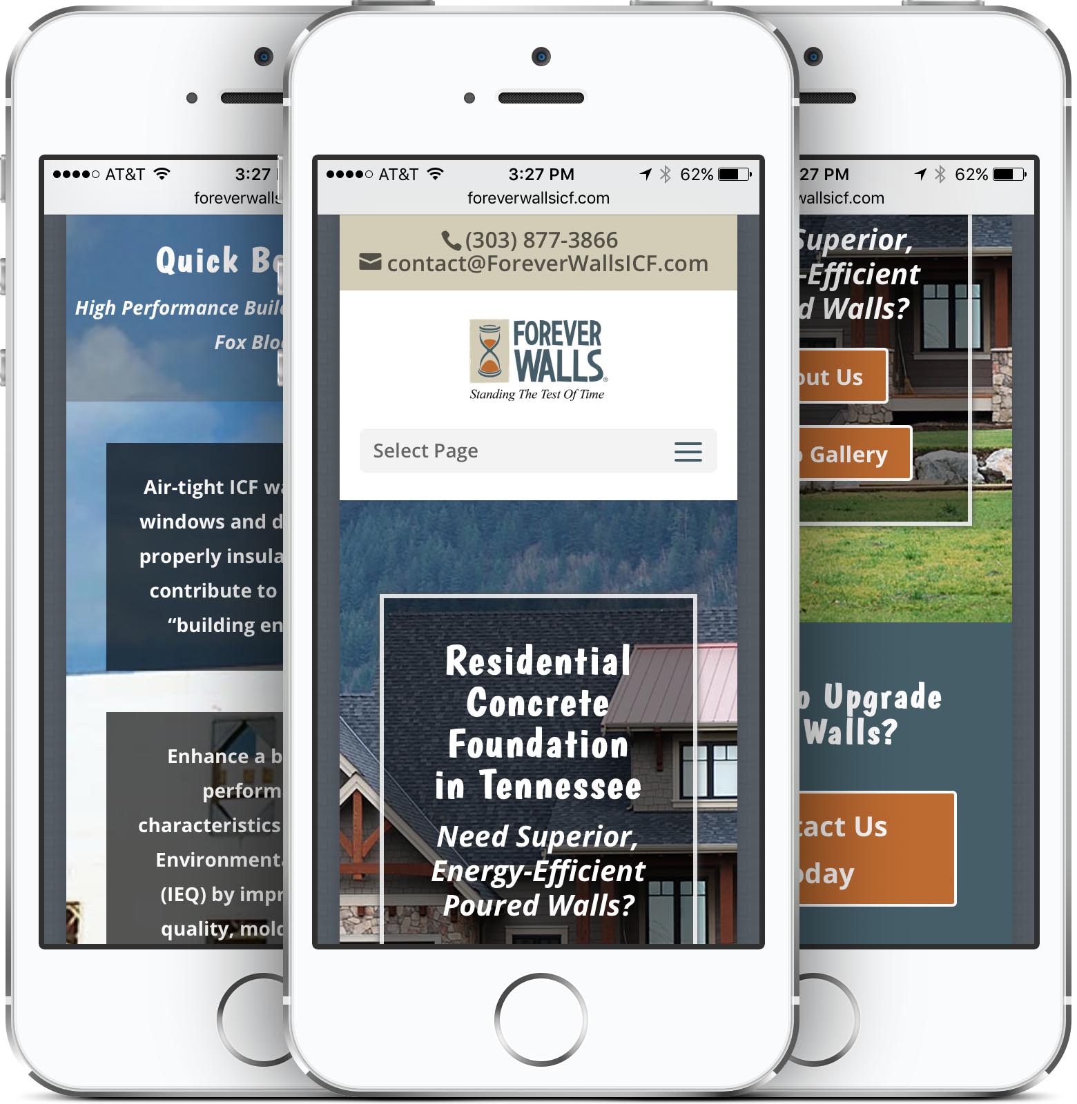 Forever Walls Mobile-Friendly Web Design
