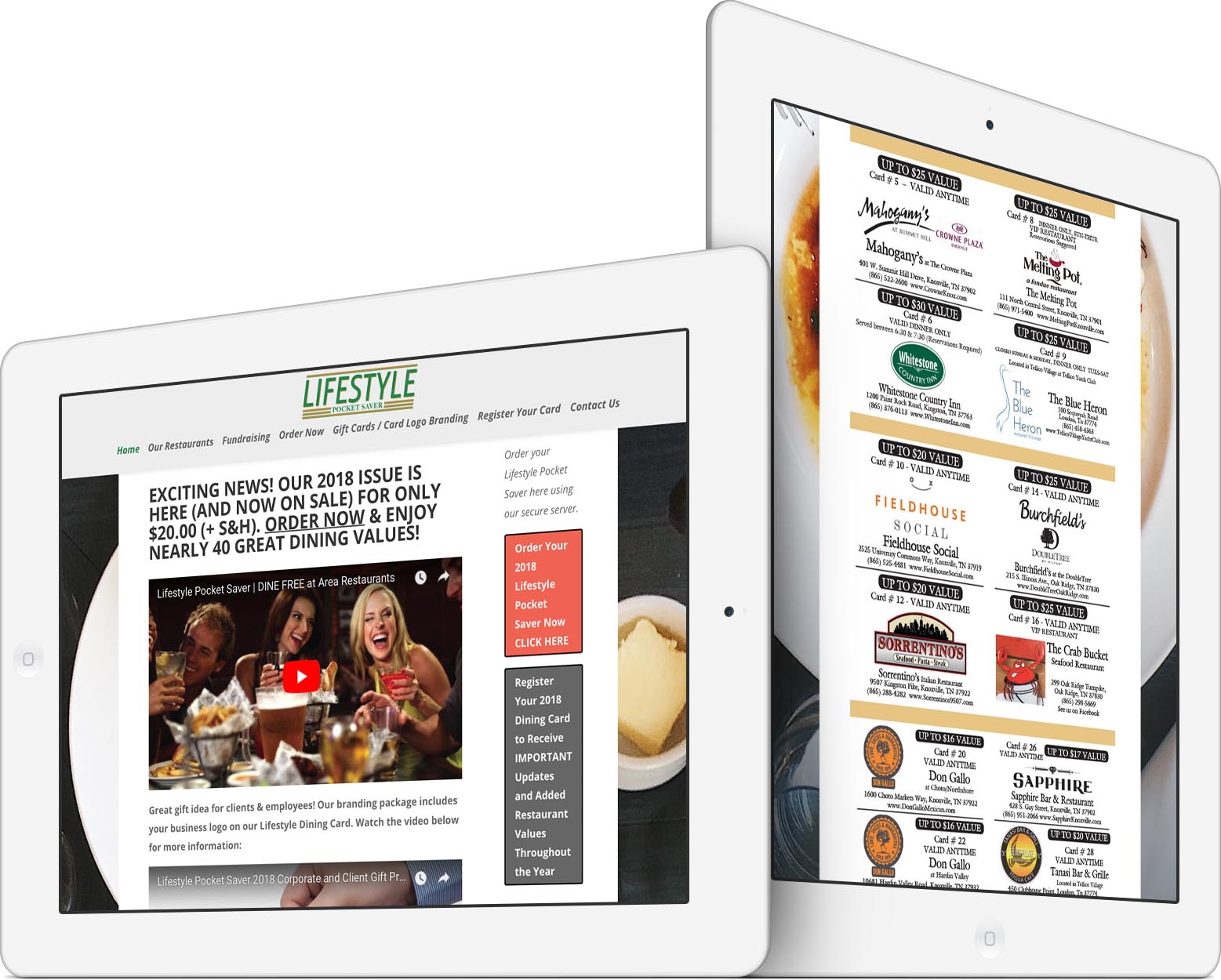 Lifestyle Pocket Saver Responsive Web Design
