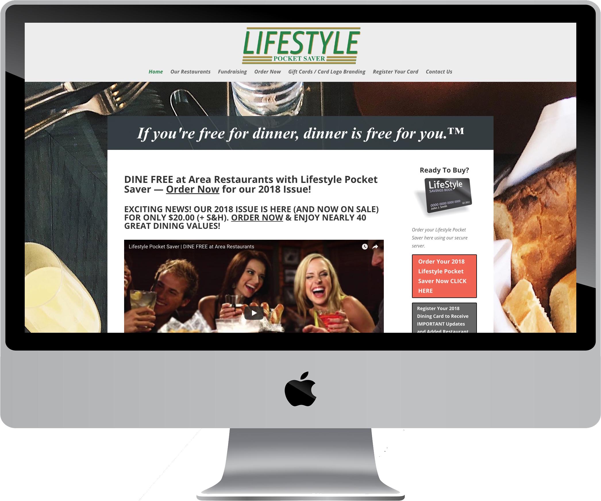 Lifestyle Pocket Saver Website Design