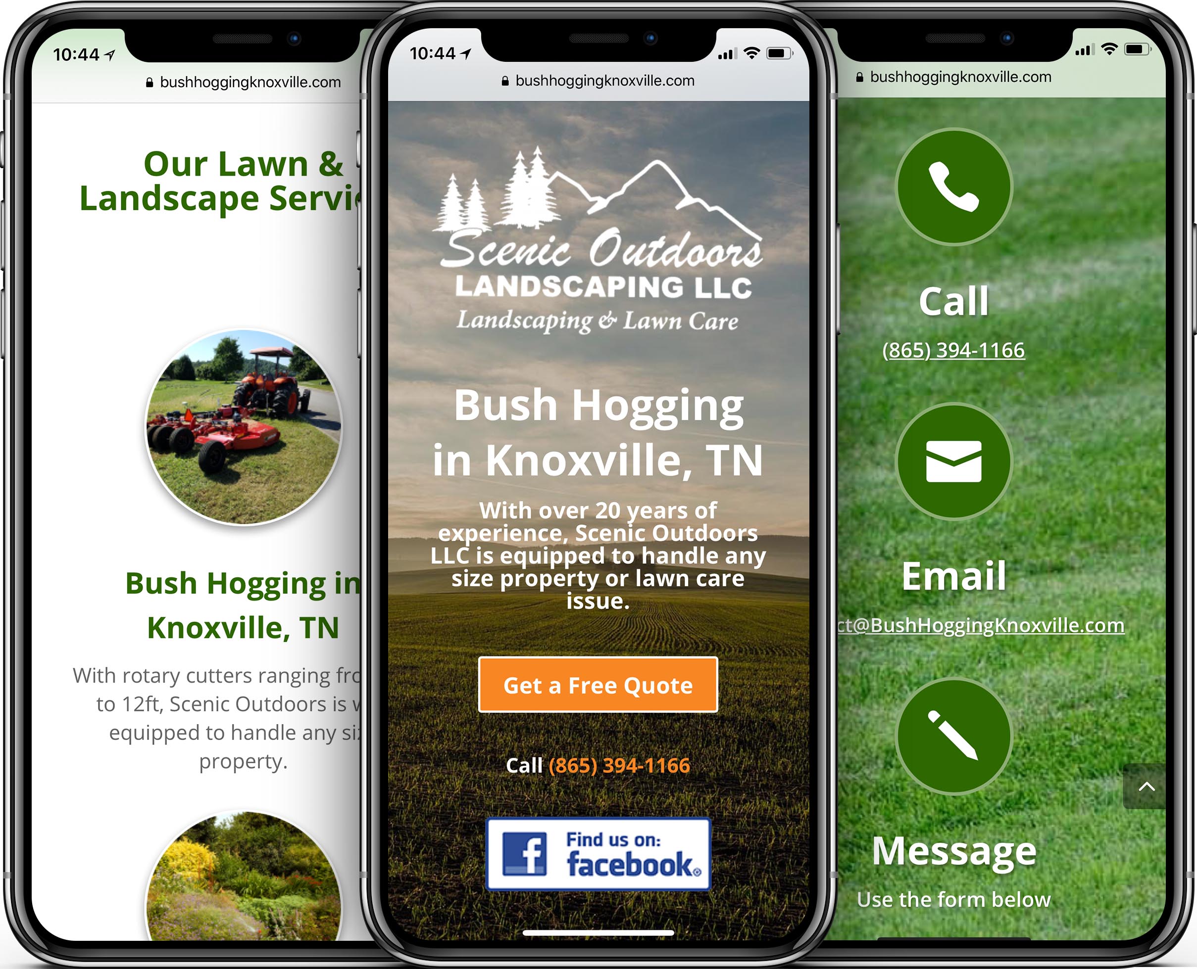 Scenic Outdoors Mobile-Friendly Web Design