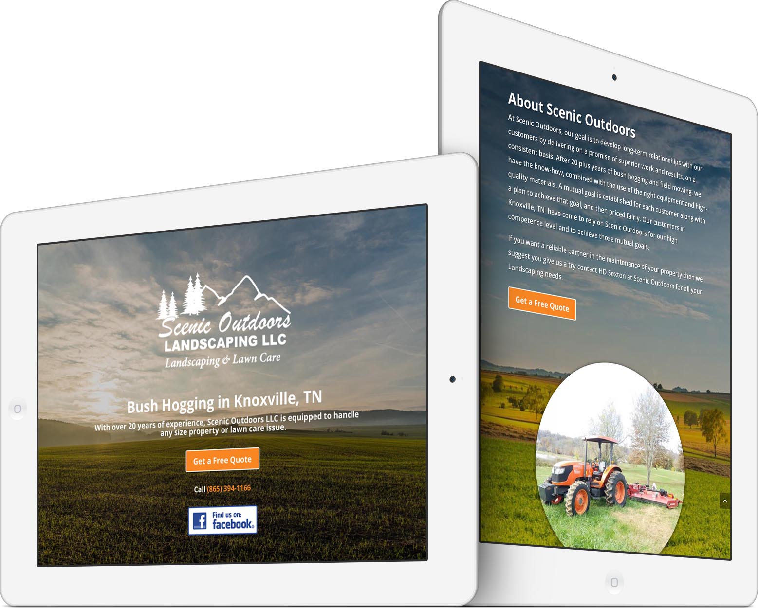Scenic Outdoors Responsive Web Design