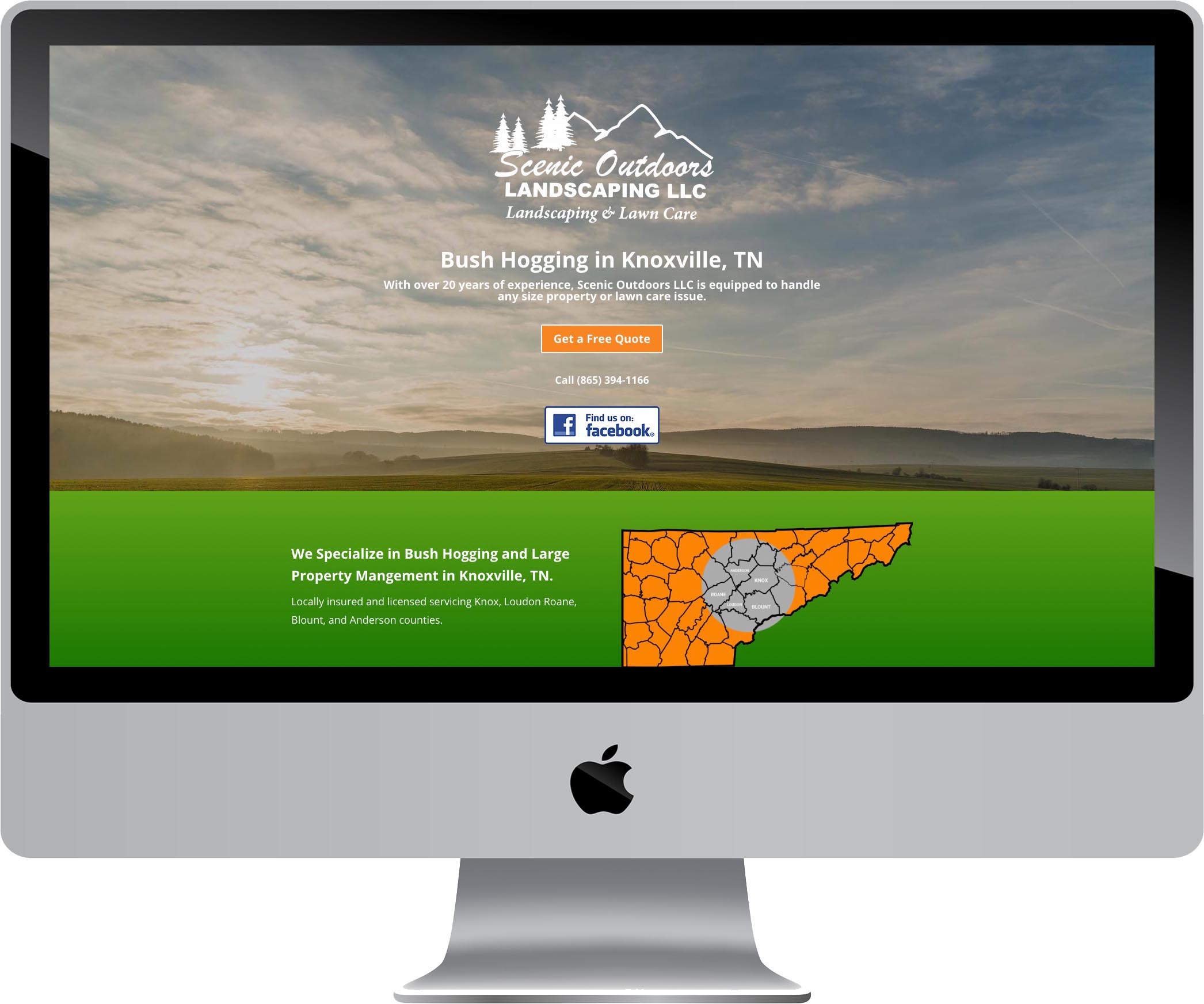 Scenic Outdoors Website Design