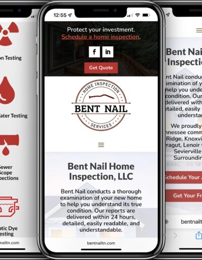 Bent Nail Mobile-Friendly Web Design TN