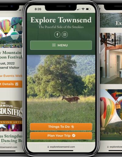 Explore Townsend Mobile-Friendly Web Design