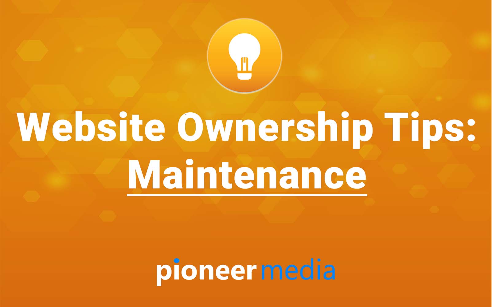 Website Ownership Tips Site Maintenance