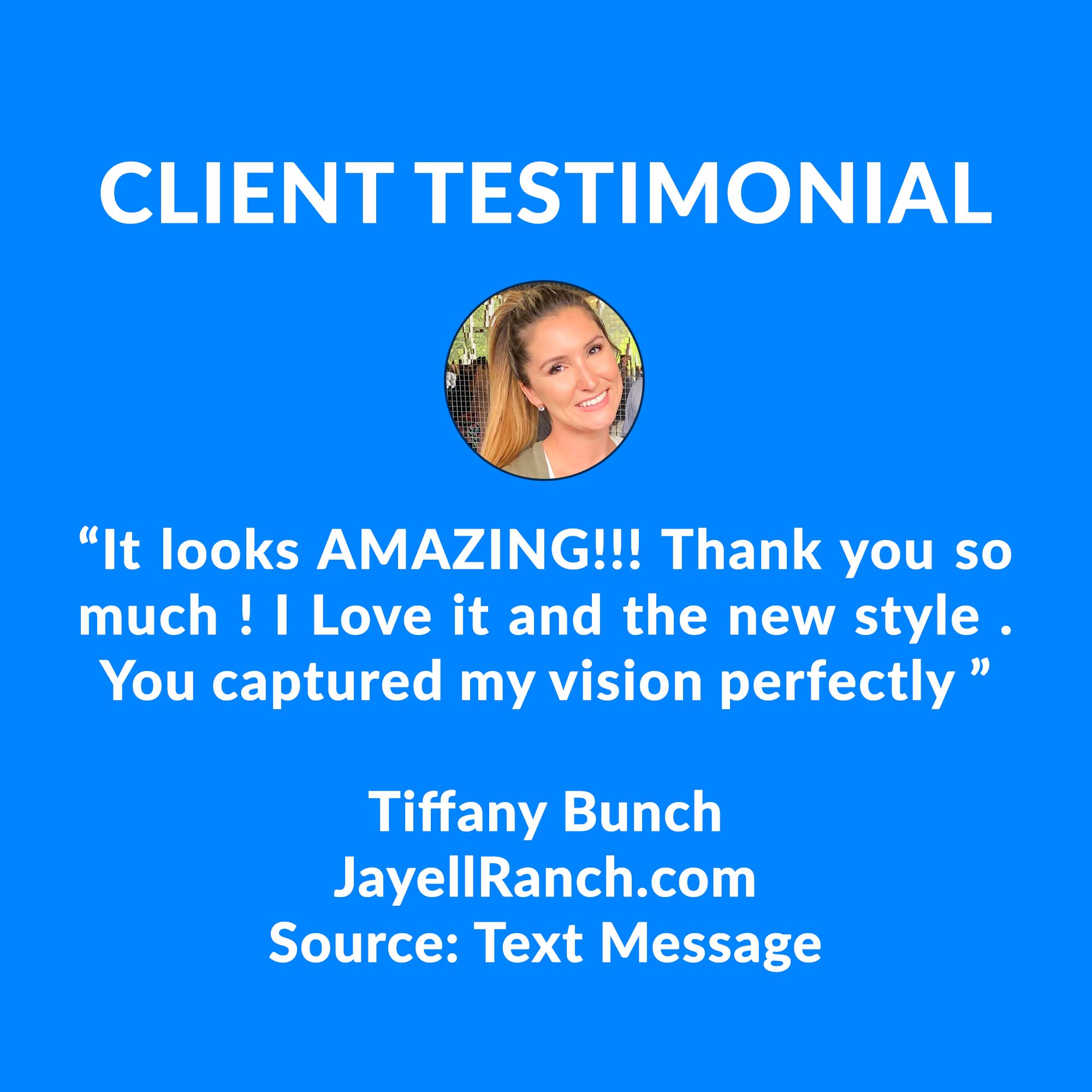 Jayell Ranch Web Design Testimonial